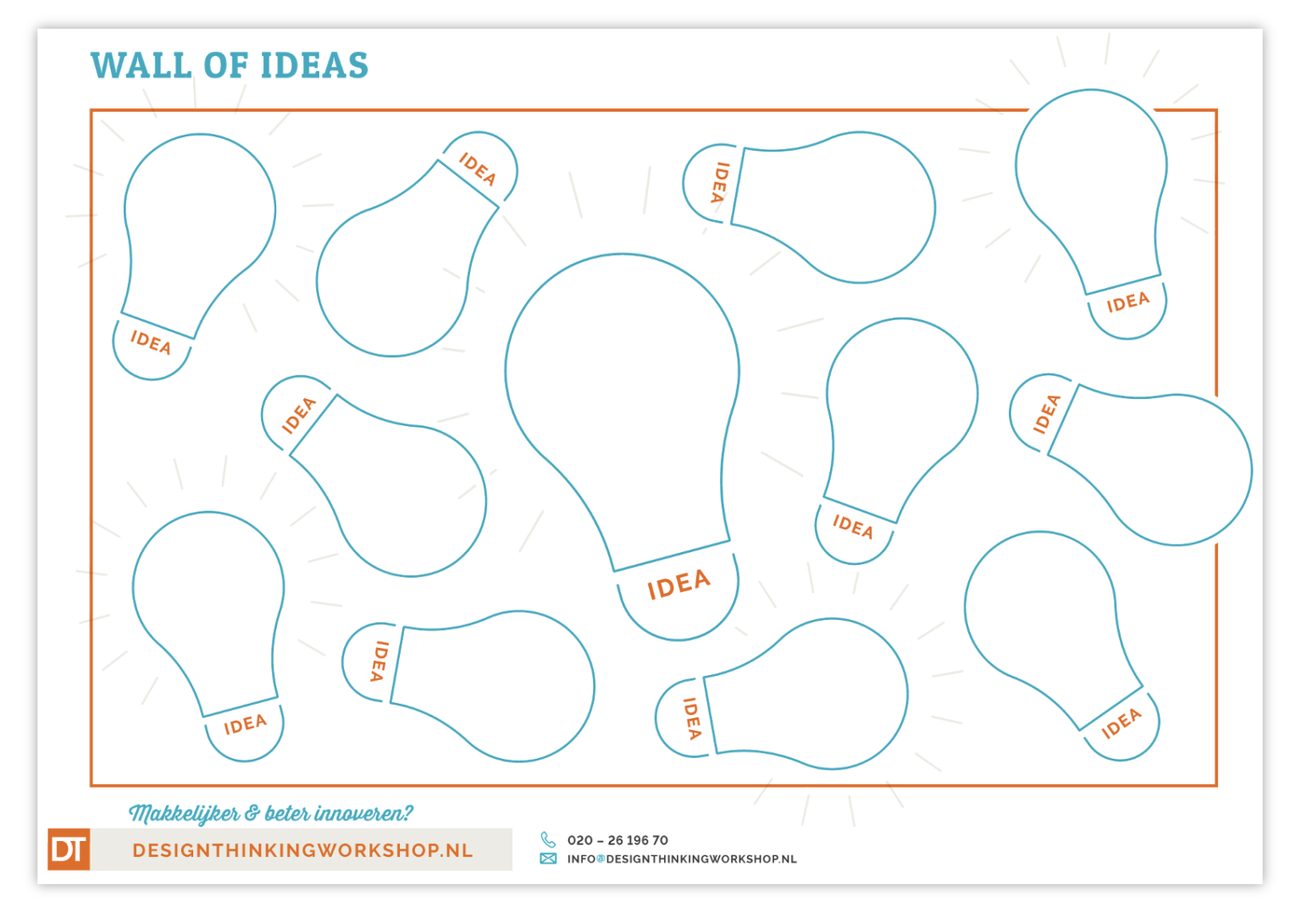 10 Design Thinking Templates [High-Resolution Download in PDF]